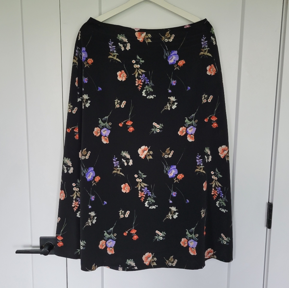 Floral Midi Skirt